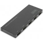 Digitus Ultra tenký HDMI Rozbočovač, 1x4, 4K / 60Hz HDR, HDCP 2.2, 18 Gbps, Micro USB napájeno DS-45323 – Sleviste.cz