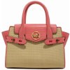 Kabelka Michael Kors CARMEN medium flap messenger satchel bag grapefruit pink