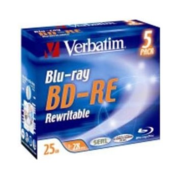 Verbatim BD-RE 25GB 2x jewel case 1ks (43615-1)