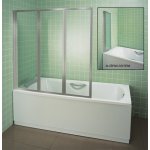 Ravak 795P0U00Z1 Supernova vannová zástěna VS3-100 SATIN+TRANSPARENT – Hledejceny.cz