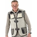 Ovčí Věci vesta z ovčí vlny na kolíky Alpen 1115-7-13 – Sleviste.cz