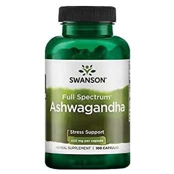 Swanson Ashwagandha 450 mg 100 kapslí