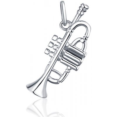 JVD Stříbrný přívěsek trumpeta SVLP0617XH20000 – Zboží Mobilmania