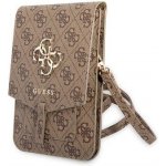 Pouzdro Guess PU 4G Metal Logo Phone Bag hnědé – Sleviste.cz