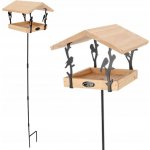 Esschert Design Budka pro ptáky 131 cm dřevěná – Zboží Mobilmania
