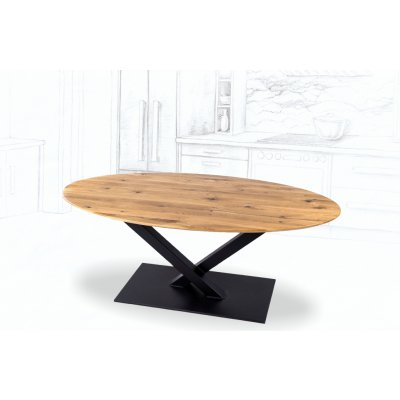 Wooded London ROUNDED z masivu DUB – Sleviste.cz