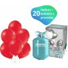 Balónek balonky.cz Helium sada balónky červené