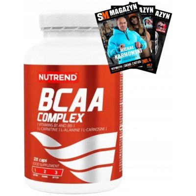 NUTREND BCAA COMPLEX 120 kapslí – Hledejceny.cz