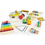 EcoToys sada hudebních nástrojů pro děti Ajka 14 kusů