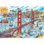 Cobble Hill DoodleTown: San Francisco 1000 dílků – Zboží Mobilmania