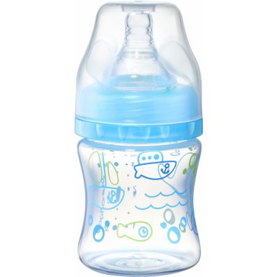 BabyOno široká antikoliková láhev modrá 120ml – Zboží Dáma