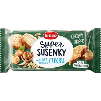 Emco Ovesné sušenky oříšek 60 g – Zboží Dáma