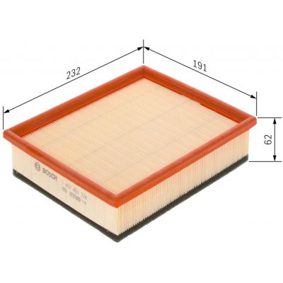 Vzduchový filtr BOSCH 1 457 433 324 (1457433324) – Hledejceny.cz