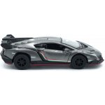 Kinsmart Auto Lamborghini Veneno kov 13cm na Šedá – Hledejceny.cz