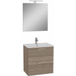 VITRA Mia skříňka s umyvadlem zrcadlem a osvětlením 59x61x39,5 cm cordoba - MIASET60C – Hledejceny.cz
