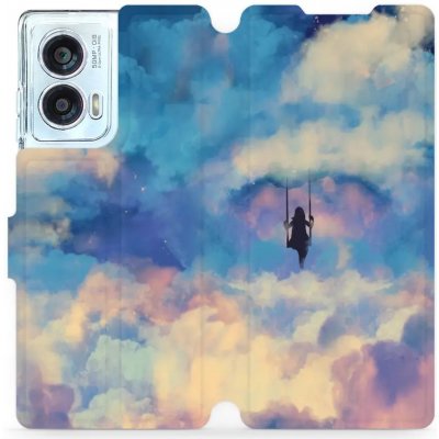 Mobiwear Motorola Edge 50 Fusion MR09S Dívka na houpačce v oblacích – Sleviste.cz