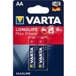 Varta Longlife Max Power AA 2ks 4706101412 – Zboží Živě