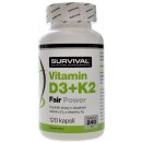 Survival Vitamín D3+K2 Fair power 120 kapslí