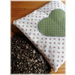 Nahřívací polštářek - Srdíčko zelené – Zboží Mobilmania