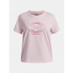 Under Armour Dívčí tričko UA G Star Logo Lockertag SS-PNK Růžová YXS – Zboží Dáma