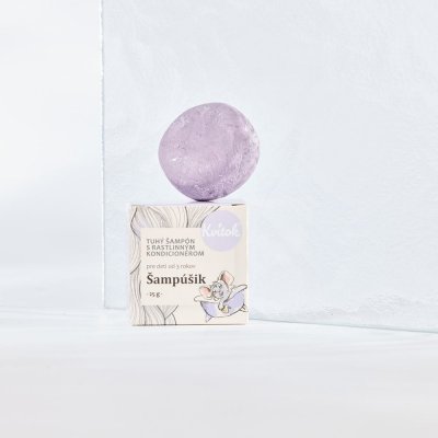 Kvitok Tuhý šampon pro děti Šampuk 25 g – Zboží Dáma