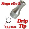 Příslušenství pro e-cigaretu ego B Drip tip Mega hliník