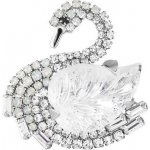 Preciosa brož s českým kříšťálem Labuť Glam Swan Glamour 2480 00 – Zboží Dáma Preciosa brož s českým kříšťálem Labuť Glam Swan Glamour 2480 00 – Zboží Dáma