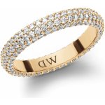 Daniel Wellington pozlacený prsten s krystaly Pavé DW0040064 – Zboží Dáma
