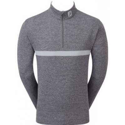 FootJoy Inset Stripe Chill-Out Midlayer šedá