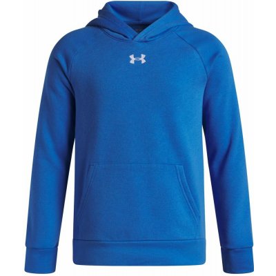 Under Armour UA Rival Fleece Hoodie-BLU/WHT – Zboží Mobilmania