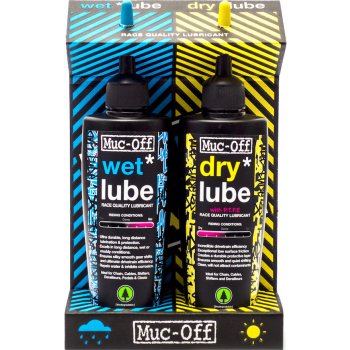 Muc-Off Wet+Dry Lube 2x120 ml