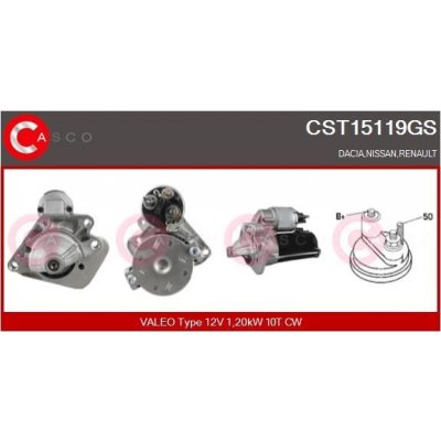 Startér CASCO CST15119GS – Hledejceny.cz