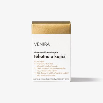 Venira vitamínový komplex pro těhotné a kojící ženy 60 kapslí