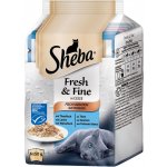 Sheba Fresh & Fine Rybí výběr ve šťávě 6 x 50 g – Zboží Mobilmania