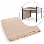 Blumfeldt Pantheon Cortina Pergola, sada náhradních bočních stěn: 4 stěny, 200 g/m², polyesterová tkanina, 3 x 6 m Krémová – Zboží Dáma