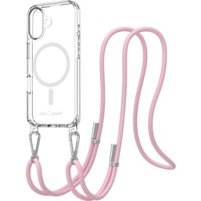 AlzaGuard Luxe Detach Lanyard Case Compatible with MagSafe iPhone 17 růžový AGD PCLM476Pv2 – Hledejceny.cz