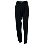 Vegas Dámské černé modní společenské kalhoty s širokými nohavicemi – Zboží Dáma