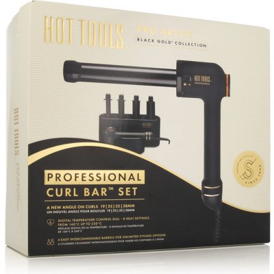 Hot Tools Pro Artist Black Gold Collection Curl Bar Set – Zboží Dáma