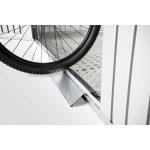 Biohort Nájezdová rampa na práh dveří stříbrná 15 cm 135 cm – Zboží Mobilmania