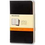 Moleskine Sešity 3 ks linkované černé – Zboží Dáma