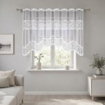 Dekorační žakárová záclona s řasící páskou BARBARA 160 bílá 300x160 cm MyBestHome – Hledejceny.cz