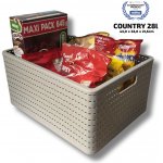 Rotho Úložný box Country 28 l béžová – Zboží Dáma