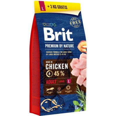 Brit Premium Adult L Chicken 18 kg – Hledejceny.cz