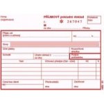 MSK 51 Příjmový pokladní doklad nečíslovaný s tabulkou NCR – Zboží Živě