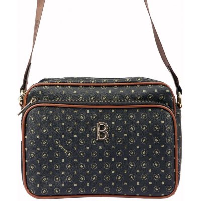 Briciole dámská kabelka Eko-kůže Černohnědá taška na dopisy Zlatý kování Střední 4047#