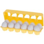 KIK KX5965 Dětská skládačka Vajíčka ovoce a zelenina 12 ks – Zboží Mobilmania