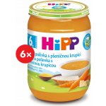 HiPP BIO Kuřecí polévka s pšeničnou krupicí 6 x 190 g – Sleviste.cz