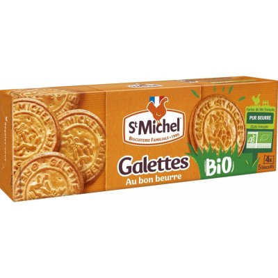 St.Michel BIO Galetky máslové 130 g – Zboží Mobilmania