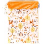 Bobánek Sáček na plenky voděodolný PUL 30x36 cm lesní zvířátka – Sleviste.cz
