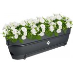 Elho Balkonový truhlík Vibia Campana Trough antracit 70 x 26 x 17 cm – Hledejceny.cz